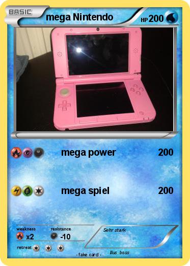 Pokemon mega Nintendo