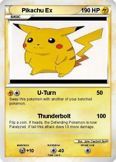 Pokemon Pikachu Ex