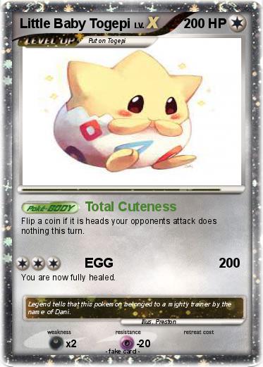 Pokemon Little Baby Togepi