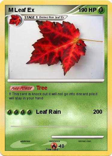 Pokemon M Leaf Ex