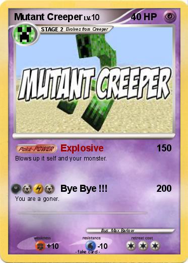 Pokemon Mutant Creeper