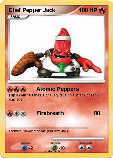 Pokemon Chef Pepper Jack
