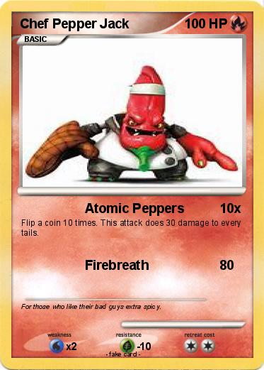 Pokemon Chef Pepper Jack