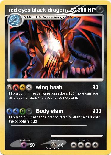 Pokemon red eyes black dragon