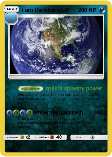 Pokemon i am the blue stuff