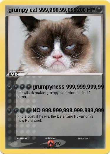 Pokemon grumpy cat 999,999,99,999