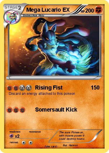 Pokemon Mega Lucario EX