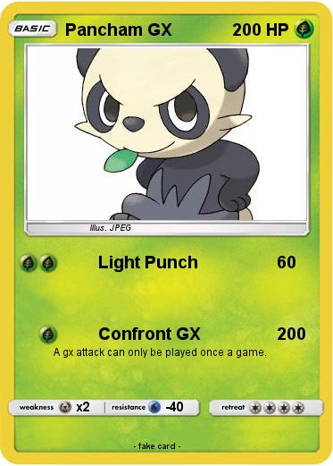 Pokemon Pancham GX
