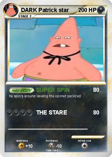 Pokemon DARK Patrick star