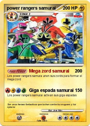 Pokemon power rangers samurai