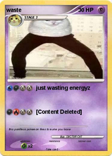 Pokemon waste
