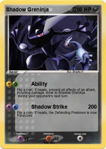 Pokemon Shadow Greninja
