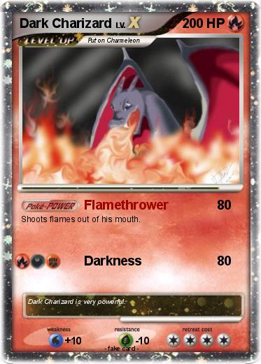 Pokemon Dark Charizard