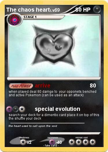 Pokemon The chaos heart 1 Pokemon The chaos heart 1