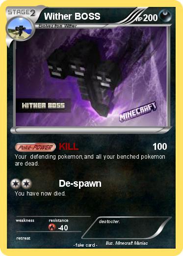 Pokemon Wither BOSS