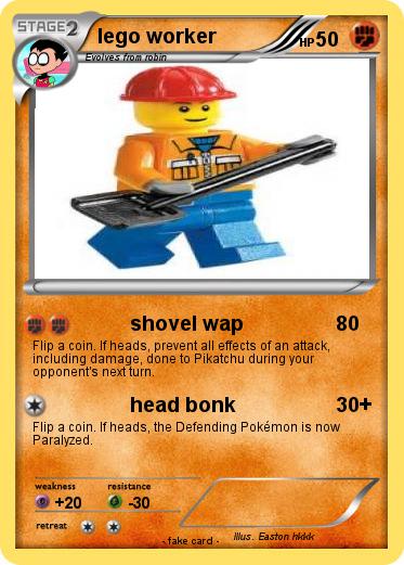 Pokemon lego worker