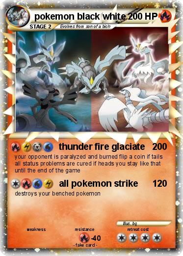 Pokemon pokemon black white