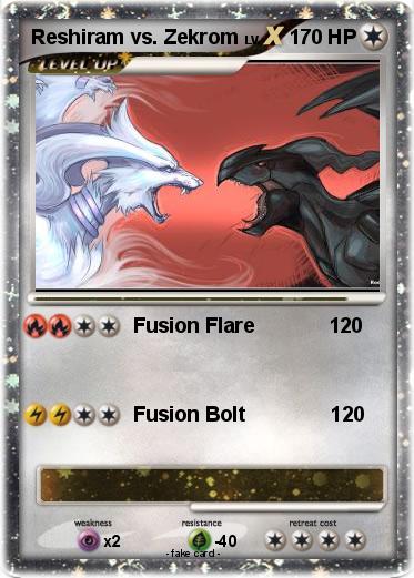 Pokemon Reshiram vs. Zekrom