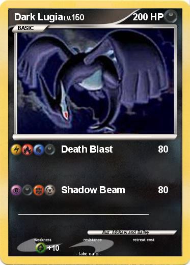 Pokemon Dark Lugia