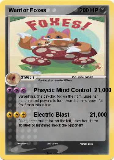 Pokemon Warrior Foxes