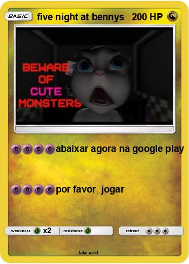 Pokemon five night at bennys