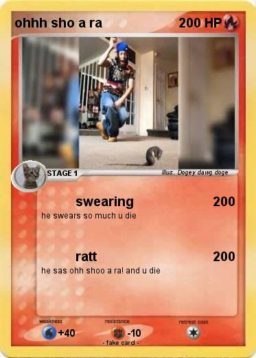 Pokemon ohhh sho a ra