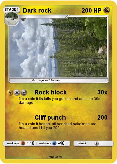 Pokemon Dark rock