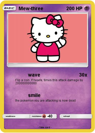 Pokemon Mew-three
