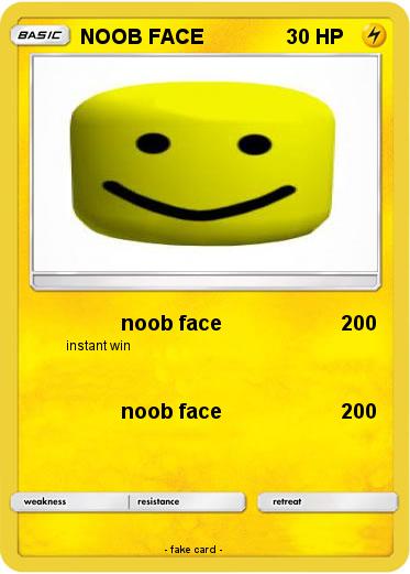 Pokemon Noob Face 3 - roblox noob head face
