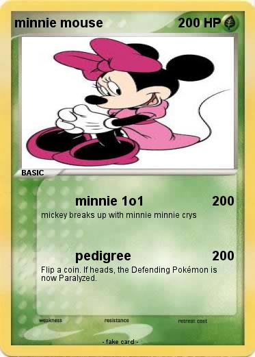 Pokemon minnie mouse