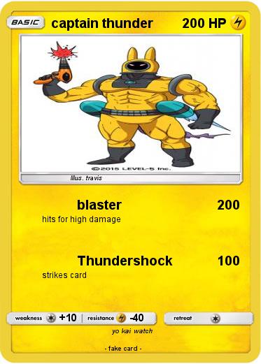 Pokemon captain thunder