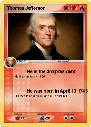Pokemon Thomas Jefferson
