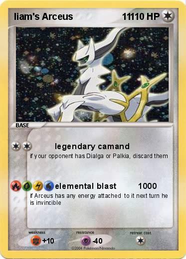 Pokemon liam's Arceus                   11