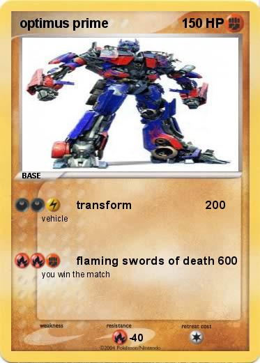 Pokemon optimus prime