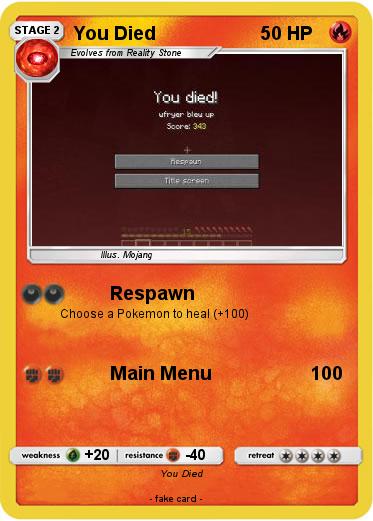 Pokemon You Died