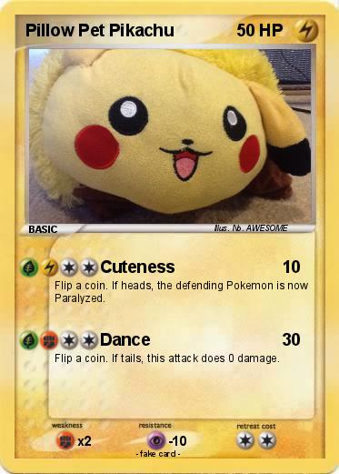 Pokemon Pillow Pet Pikachu