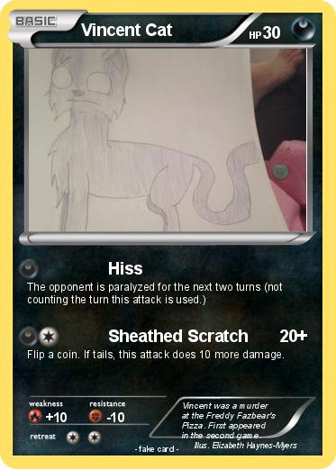 Pokemon Vincent Cat