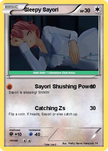Pokemon Sleepy Sayori
