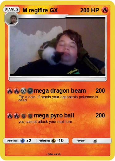 Pokemon M regifire GX