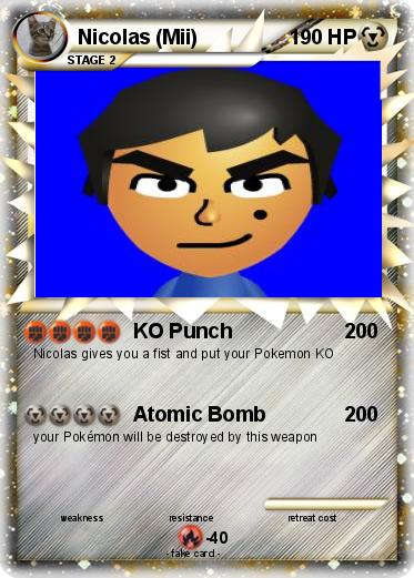 Pokemon Nicolas (Mii)