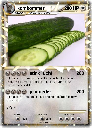 Pokemon komkommer