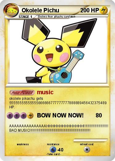 Pokemon Okolele Pichu