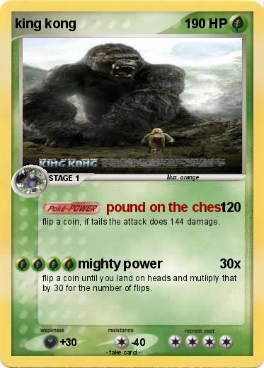 Pokemon king kong