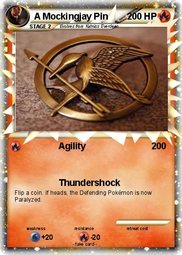 Pokemon A Mockingjay Pin