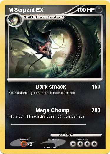 Pokemon M Serpant EX