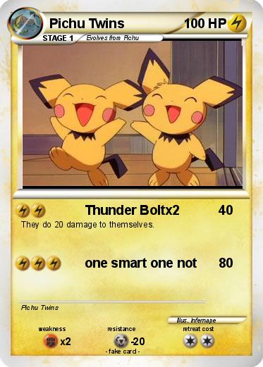 Pokemon Pichu Twins