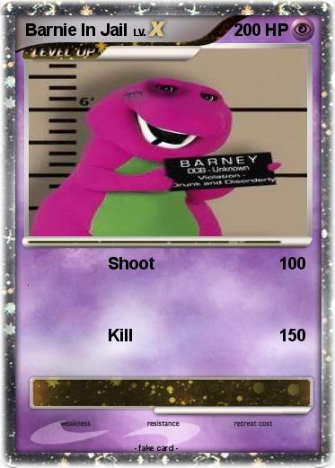 Pokemon Barnie In Jail