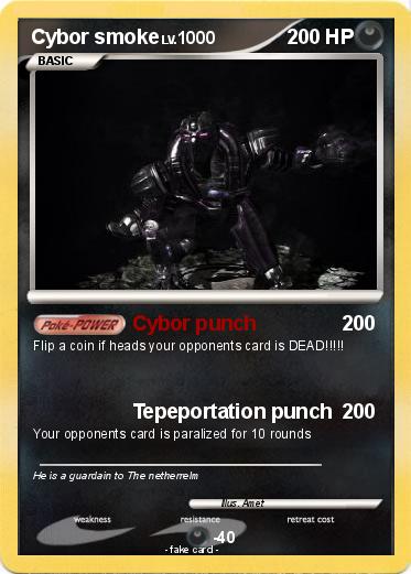 Pokemon Cybor smoke