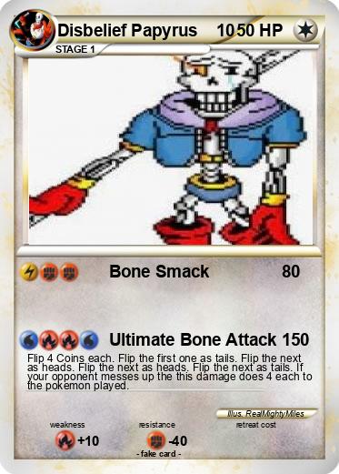 Pokemon Disbelief Papyrus    10 Pokemon Disbelief Papyrus    10