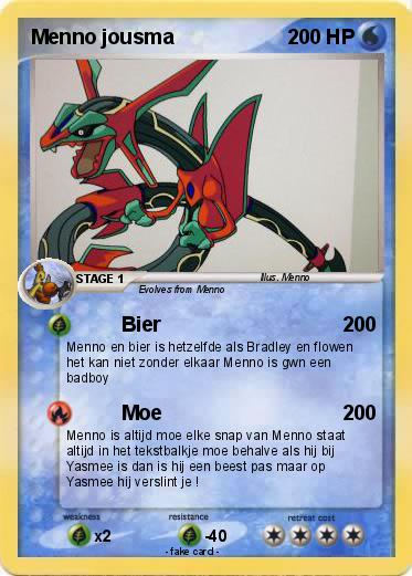 Pokemon Menno jousma
